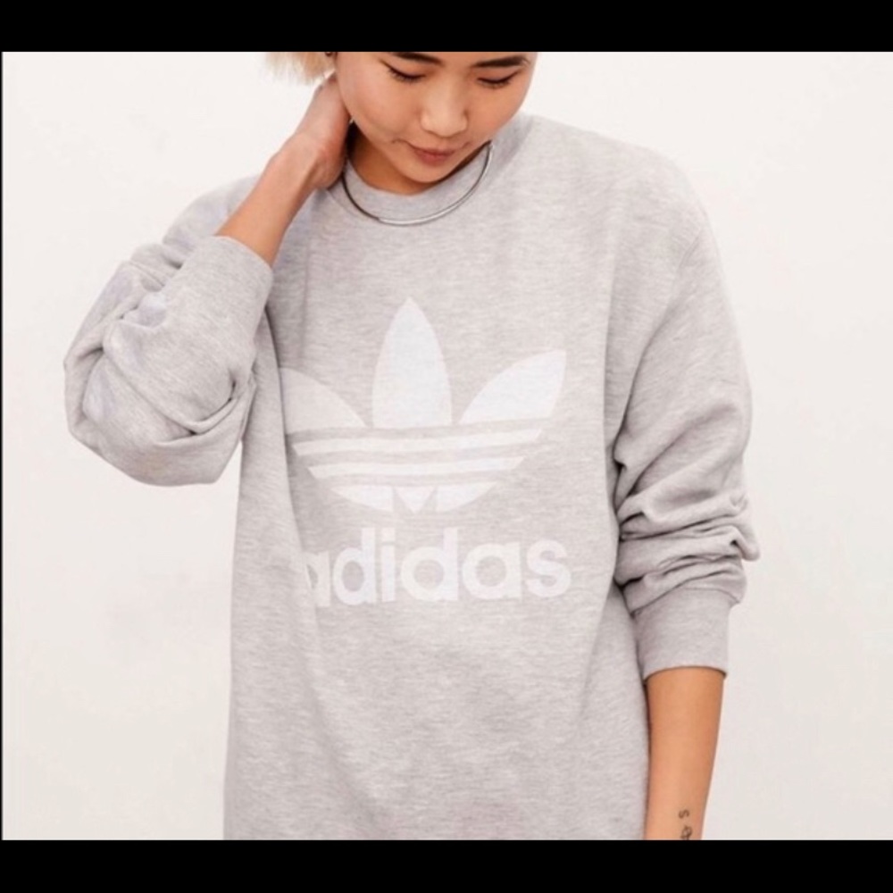 Adidas Originals Double Logo Crew Neck Sweatshirt